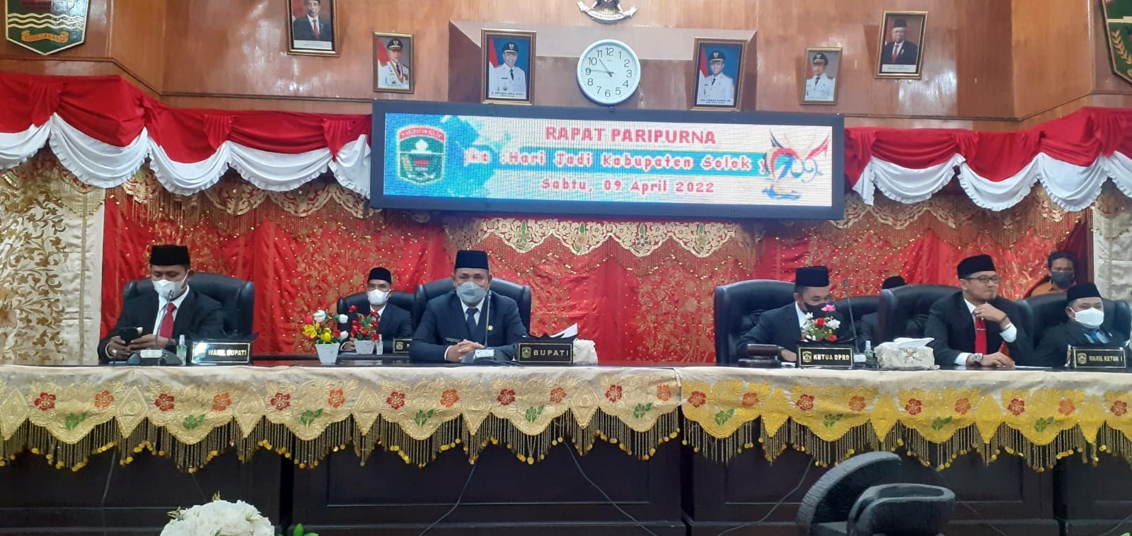 Rapat Paripurna DPRD Kabupaten Solok Dalam Rangka Hari Jadi Kabupaten Solok ke-109