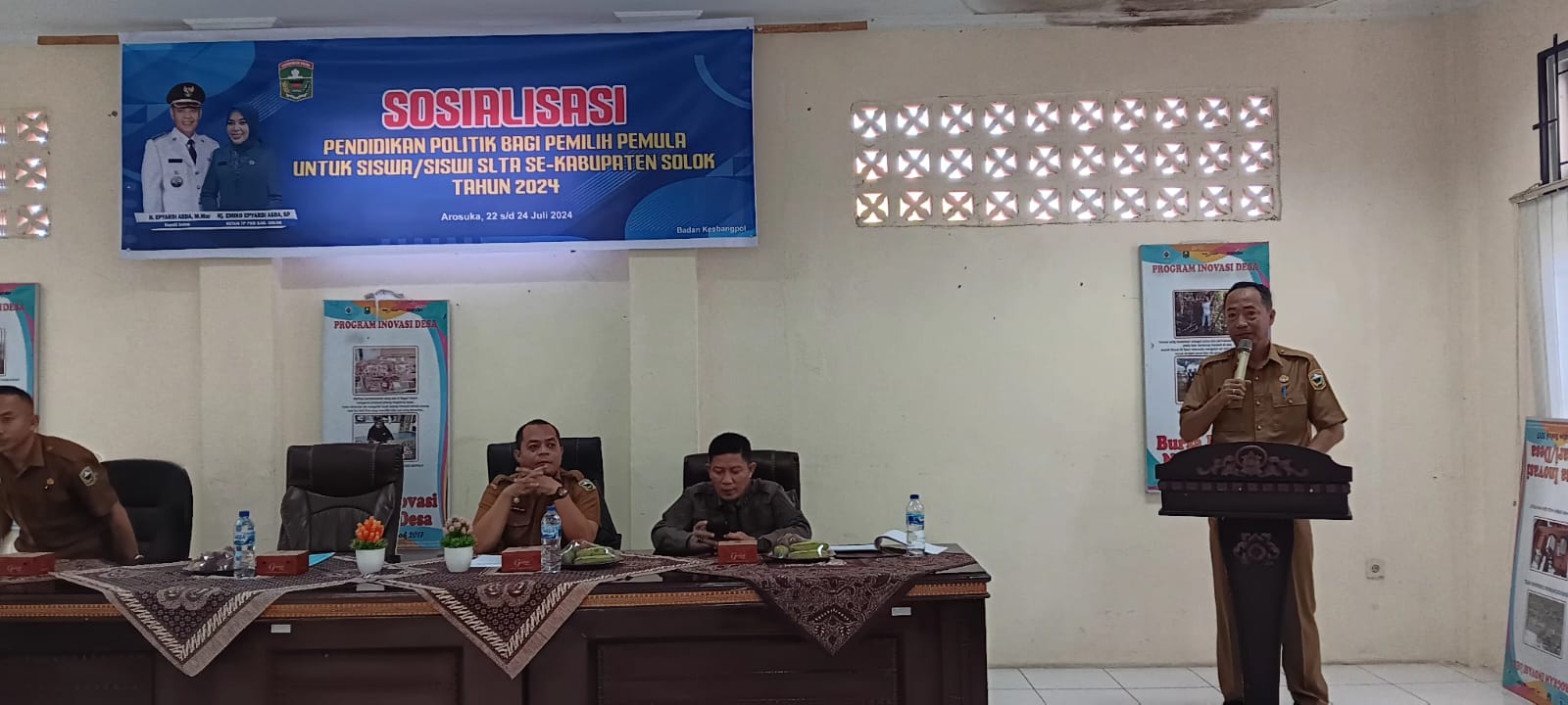Kesbangpol Gelar Sosialisasi Pendidikan Politik bagi Bagi Pemilih Pemula