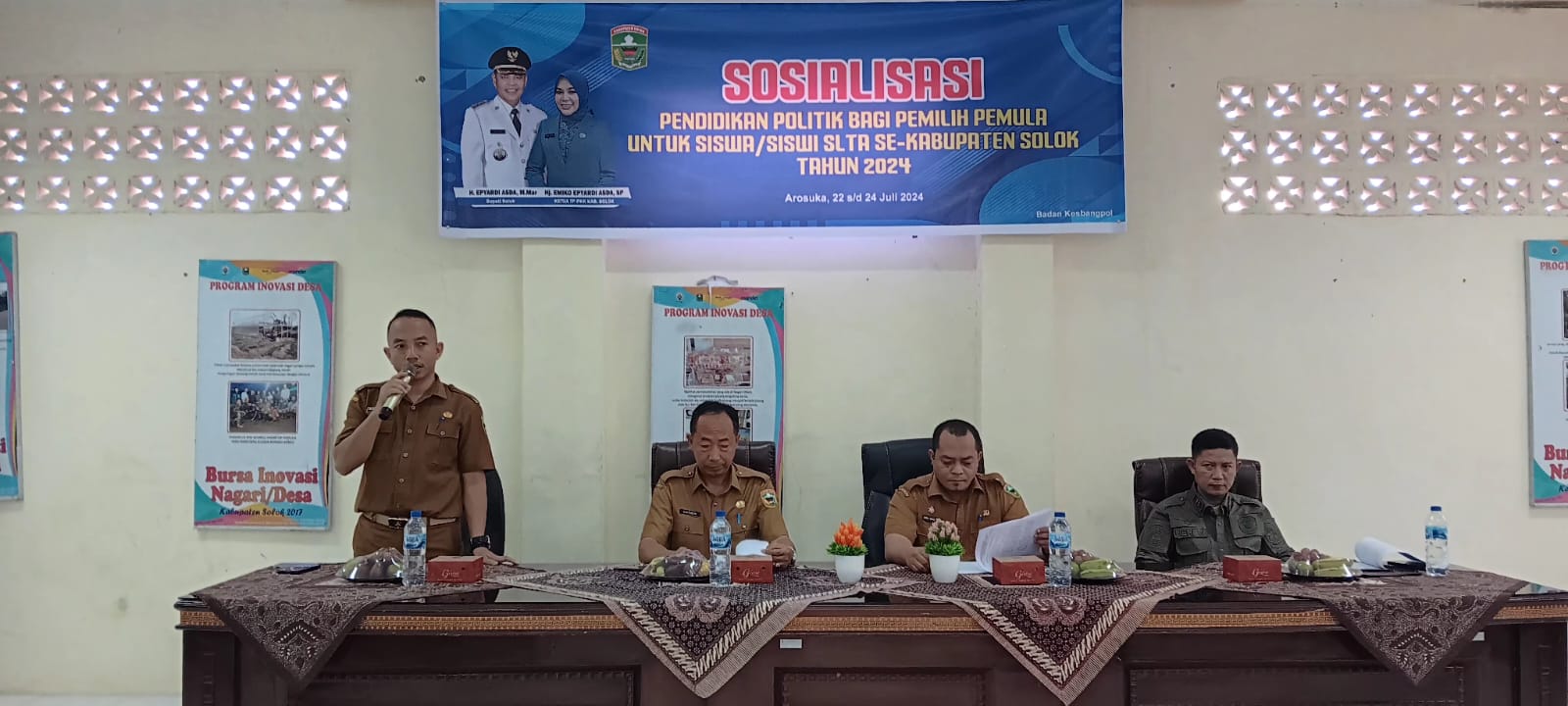 Kesbangpol Gelar Sosialisasi Pendidikan Politik bagi Bagi Pemilih Pemula